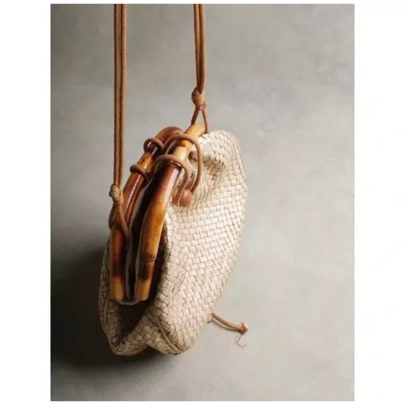Straw Handbag Crossbody | Vintage Purse - Picture 8 of 9
